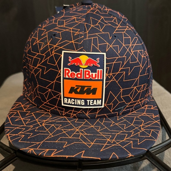 Red Bull KTM Racing Team Navy and Orange Hat - Picture 1 of 3